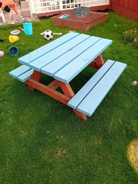 Photo of free Kids Picnic Table (Kirk Hallam, DE7) #1