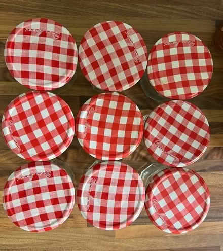 Photo of free 9 Empty glass jars - Bonne Maman 370 g (Surbiton KT6) #1