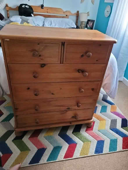 Photo of free Pine chest of drawers (Polegate BN26) #1