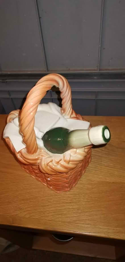 Photo of free Bottle in basket ornament (Kidsgrove) #1