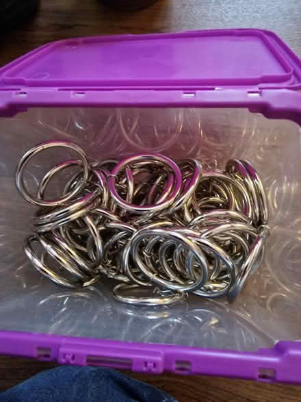 Photo of free 60 curtain pole rings (Westhampnett) #1