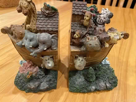Photo of free Noah’s Ark Bookends (north Downers Grove) #1