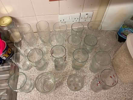 Photo of free 20 mixed drinking glasses (guildford GU1) #2