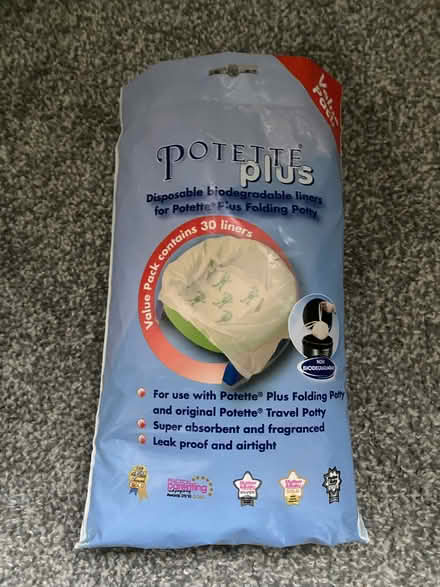 Photo of free Travel potty liners (Bernards Heath AL3) #1