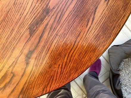 Photo of free Solid oak drop leaf table (corley) #4