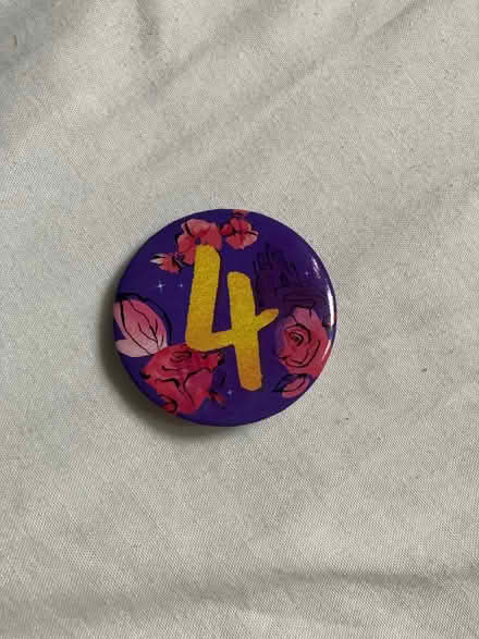 Photo of free Age 4 birthday badge (Eltham, SE9) #1