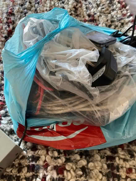 Photo of free Old digital TV box and bag of electronic cables (IP4) #1