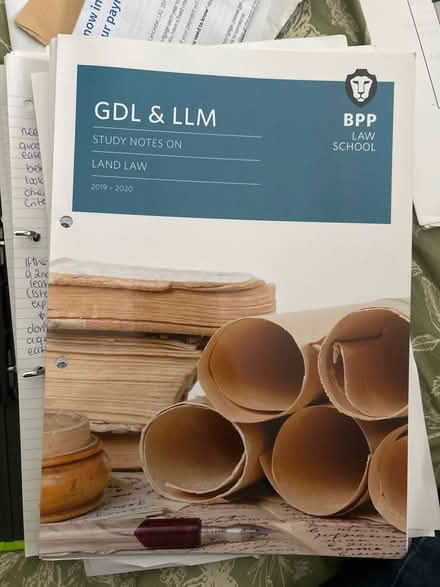 Photo of free GDL land law study notes (Skerton) #1