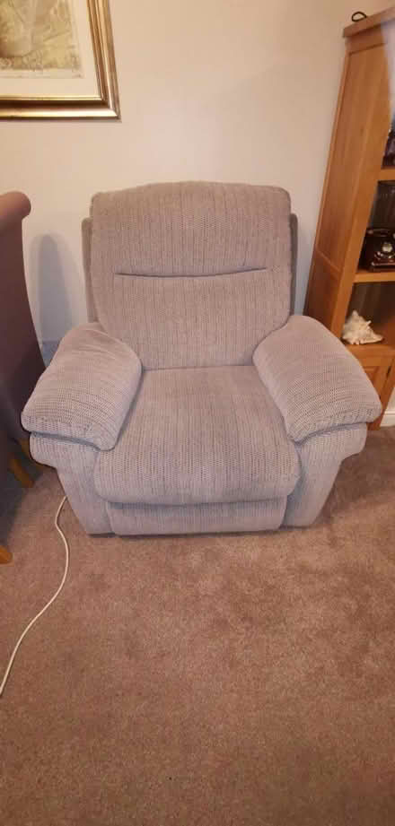 Photo of free Grey armchair (Kidsgrove) #1