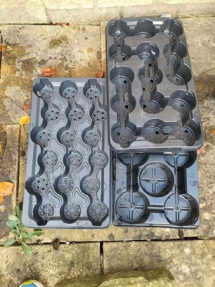 Photo of free Plastic plant pot trays (Chippenham SN14) #1