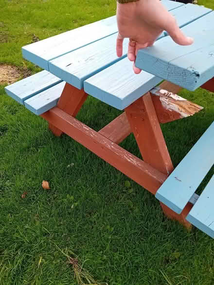 Photo of free Kids Picnic Table (Kirk Hallam, DE7) #2