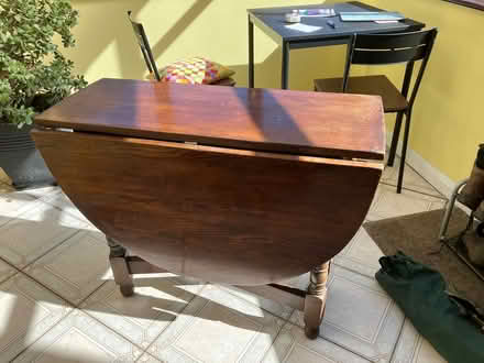 Photo of free Solid oak drop leaf table (corley) #2