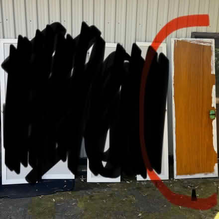 Photo of free Bifold/ cabinet doors folding table (Hume Road- Puslinch) #4