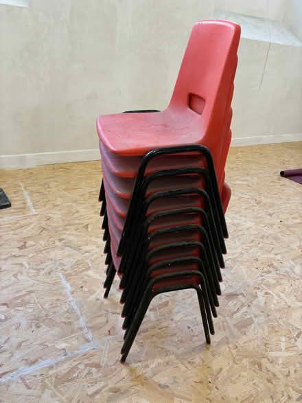 Photo of free 15 vintage stacking children’s chairs (Morecambe LA4) #2