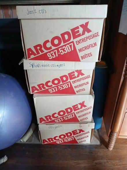 Photo of free 4 boxes of jazz CDs (Near High Park Public Library) #1