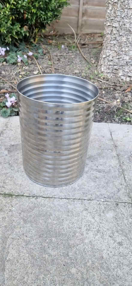 Photo of free Small round chrome bin (CO7) #2