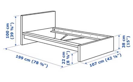 Photo of free IKEA Malm Single bed (Great Park - Melbury - NE3) #2
