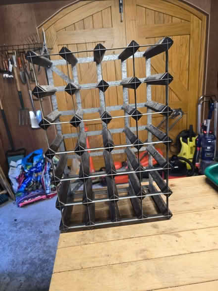 Photo of free 28 Bottle Wine Rack (Forest Wood LD8) #1