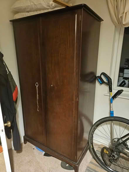 Photo of free Large wooden wardrobe (Staveley) #1
