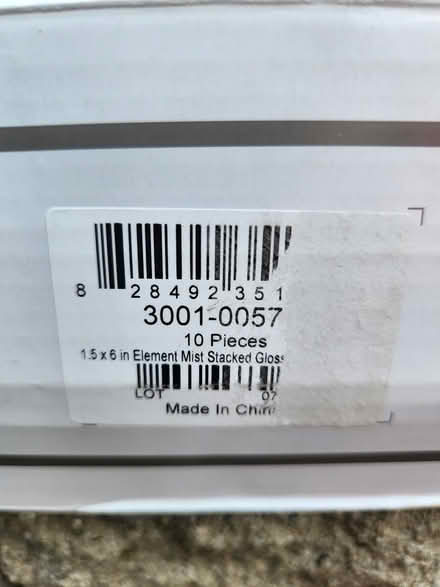 Photo of free Glass Tiles, 10 sq ft, Light gray (lunenburg) #3