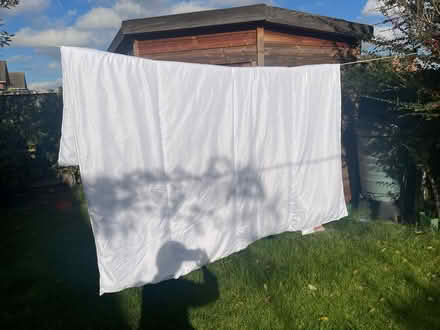 Photo of free Clean polyester duvet 6’ x 6.5’ (Blaby, LE8) #1