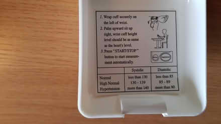 Photo of free Blood Presure Monitor (Apsley, Hemel Hempstead, HP3) #2