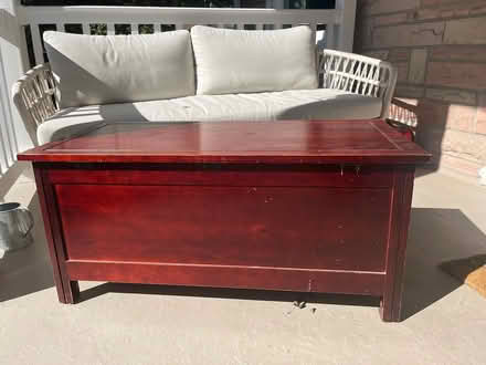 Photo of free Cherry wood chest (16th St Heights/Petworth) #1