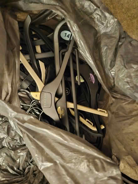 Photo of free Assorted clothes hangers (Kingswood BS15) #1