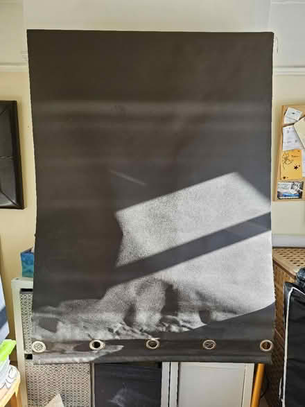 Photo of free Brown (blackout) roller blind (Mitcham CR4) #1