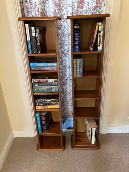 Photo of free Two pine book cases /CD/DVD (Fairfield SG5) #1