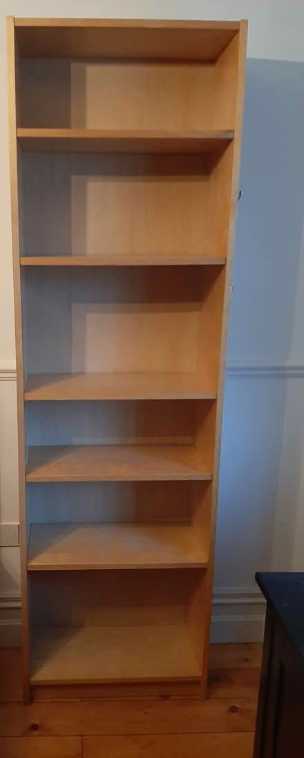 Photo of free Tall wood shelves Ikea (Dublin 16) #1