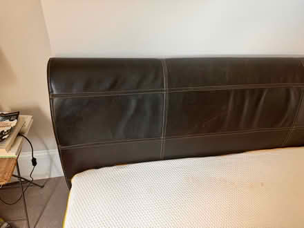 Photo of free King size brown leather bed frame (Tunbridge Wells TN1) #2