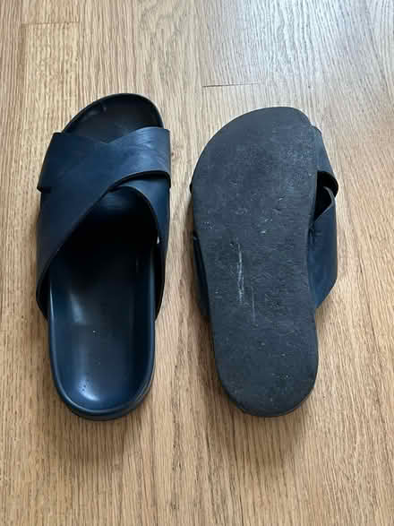 Photo of free Blue Everlane Sandals size 10 (Greenwood, seattle) #1