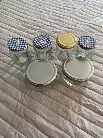 Photo of free 6 small glass jars (inc Kilner) (Stepney E1) #2