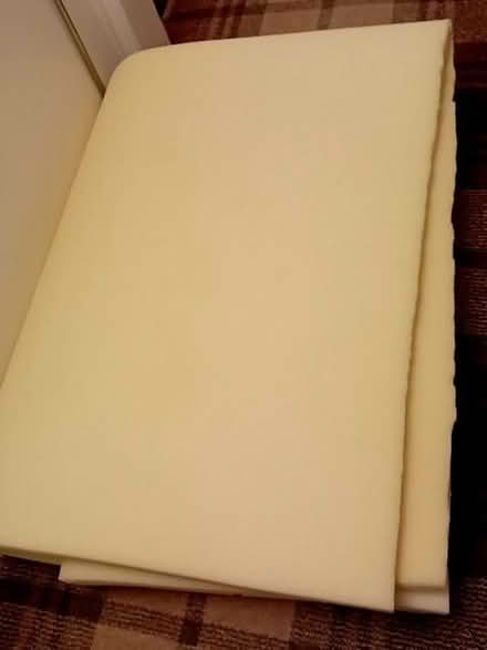 Photo of free 1" memory foam, double bed size (Rhiwbina CF14) #1