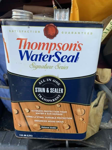 Photo of free Thompson's WaterSeal wood protector (Ann Arbor NW) #1