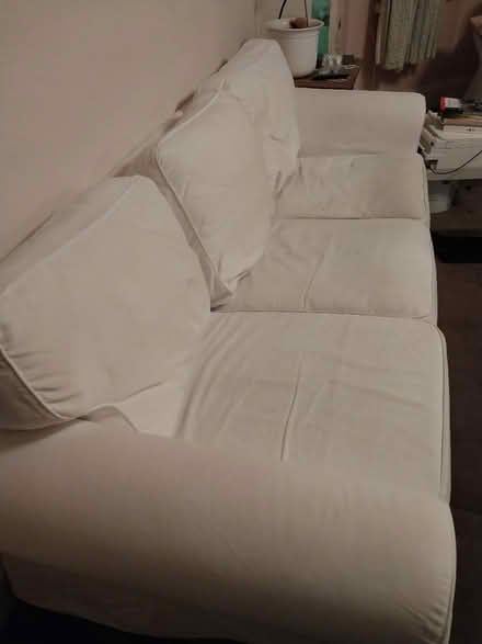 Photo of free 3 Seater White Sofa (N3) #4