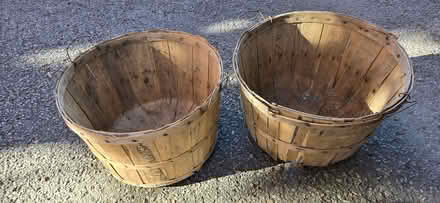 Photo of free Wood bushel baskets (well used) (Bells Corners) #1