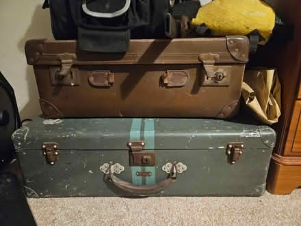 Photo of free Two old suitcases (Staveley) #1