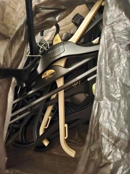Photo of free Assorted clothes hangers (Kingswood BS15) #2