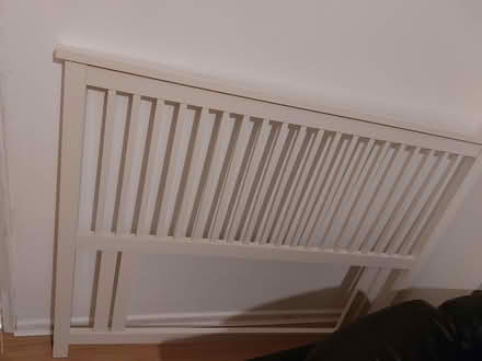 Photo of free Cream Wooden headboard (Elms Farm Estate) #1