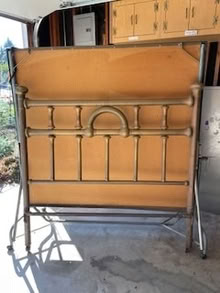 Photo of free Antique Brass headboard & footboar (Sunnyvale, near Mary & Evelyn) #1