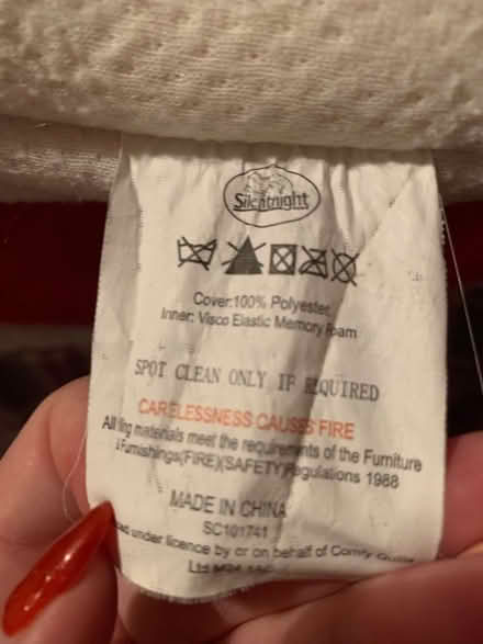 Photo of free Memory Foam Pillow (Glenrothes KY7) #2