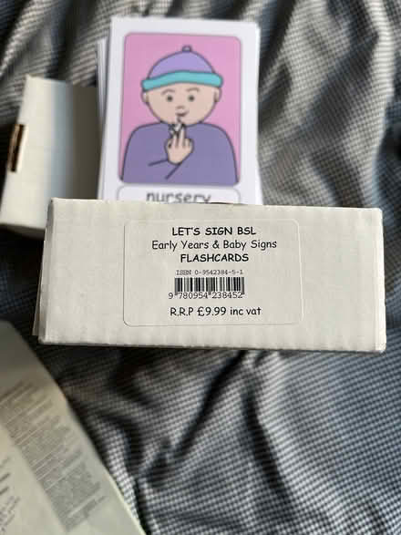 Photo of free BSL early years& baby flash cards (LS7) #1
