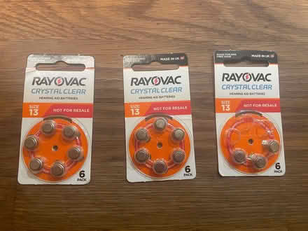 Photo of free Hearing aid batteries (St Ann's Wells Gardens area BN3) #1