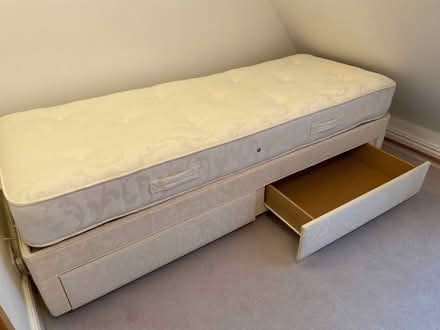 Photo of free Long, Narrow Single Bed And Mattress (TN25) #1