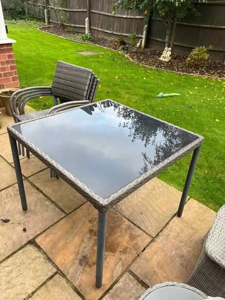 Photo of free Garden table & 4 chairs (Weston super Mare) #1