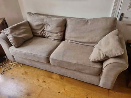 Photo of free Two large matching sofas, smaller is a sofa bed (Harringay N4) #2