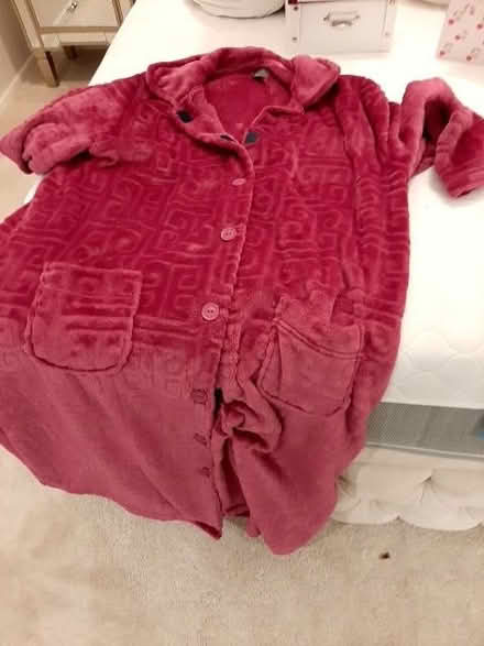 Photo of free Burgundy robe for elder lady with easy opening (Horsell GU21) #1