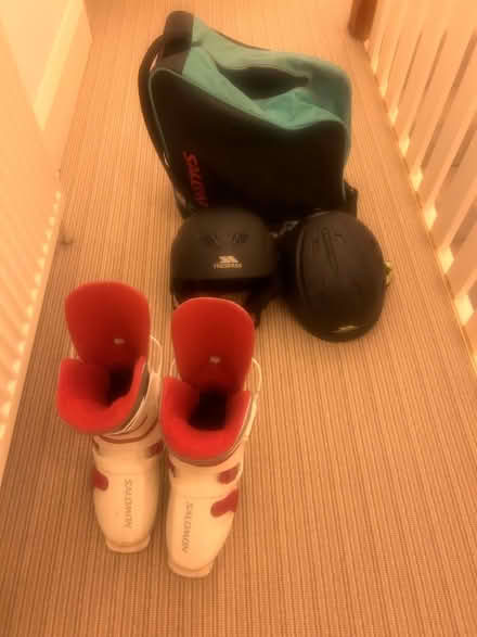 Photo of free Ladies Ski Boots and 2 Adult Helmet (AL3) #1